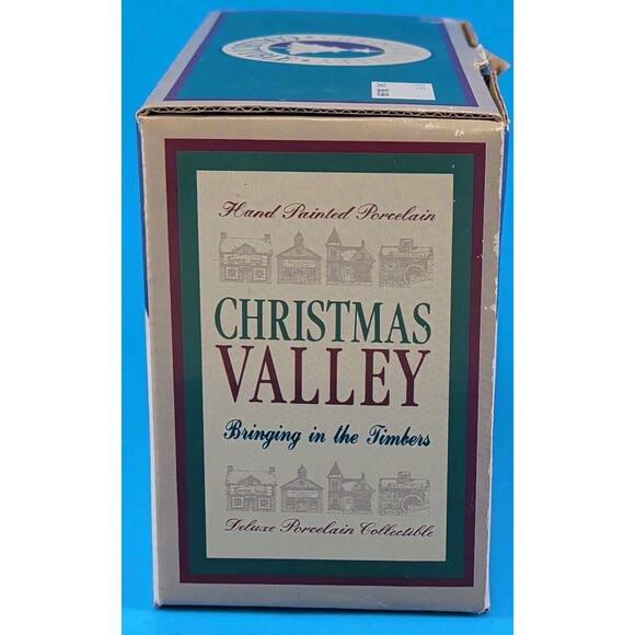 Christmas Valley Collectible Traveling Medicine Show Figurine w Box VTG Holiday - Picture 14 of 16